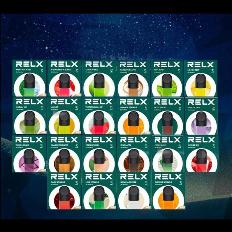 relx infinity pod flavors Jual Essential All Di Seller Egolegas - Jatiwaringin, Kota Bekasi Choose Flavor:Raspberry Lime Jam Blue Rancher Geek Bar Pod Vape Features-Mouth to lung (MTL)