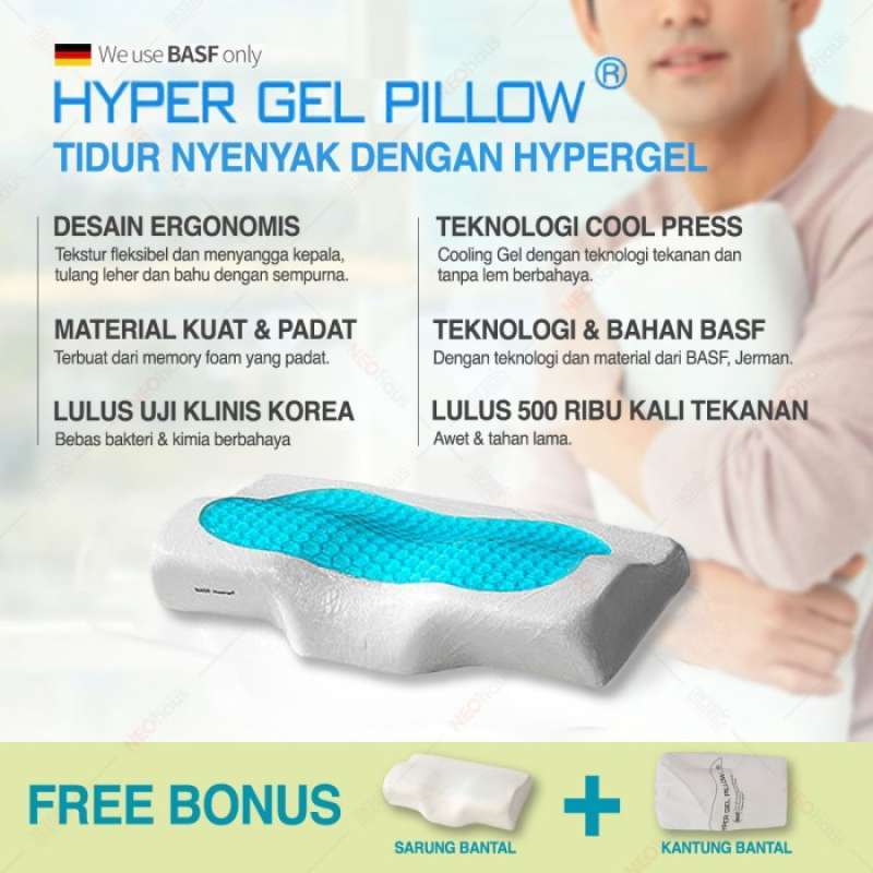 Hyper gel pillow online