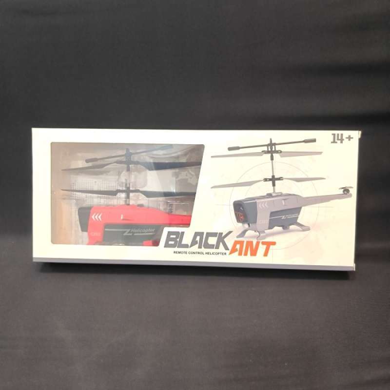 rc helicopter 3.5 ch black ant CZ02 CX068 sensor anti tabrak alt hold silver