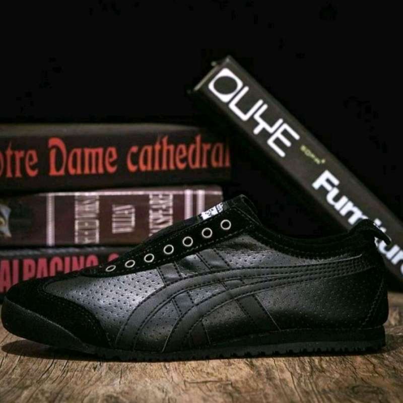 Onitsuka tiger on sale leather black