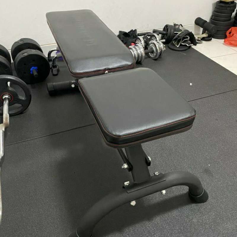 Iron gym sales dumbbell bench