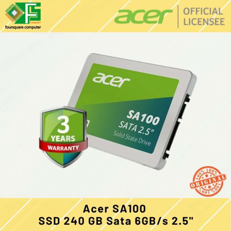Jual Ssd 240 GB Acer Sa100 Sata Iii Ssd 240gb Di Seller