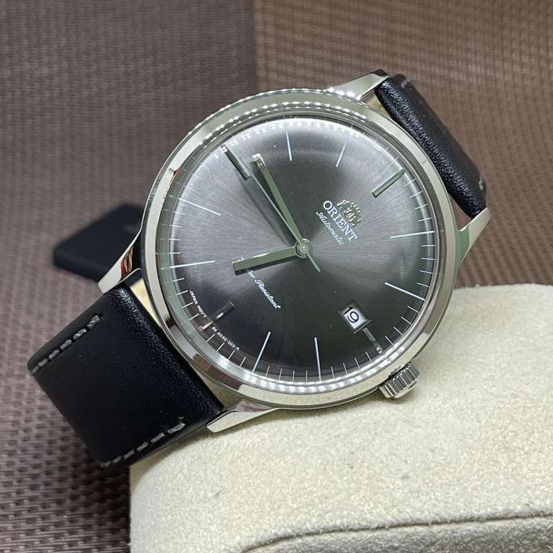 Original 100 Jam Tangan Pria Orient FAC0000CA0 FAC0000CA Bambino Version 3 Grey Dial Garansi Resmi 2 Tahun