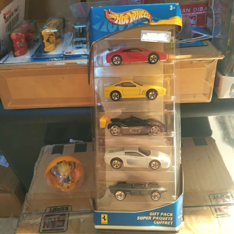 Promo Hot Wheels Ferrari 5 Gift Pack GP Super Paquete Coffret 2003