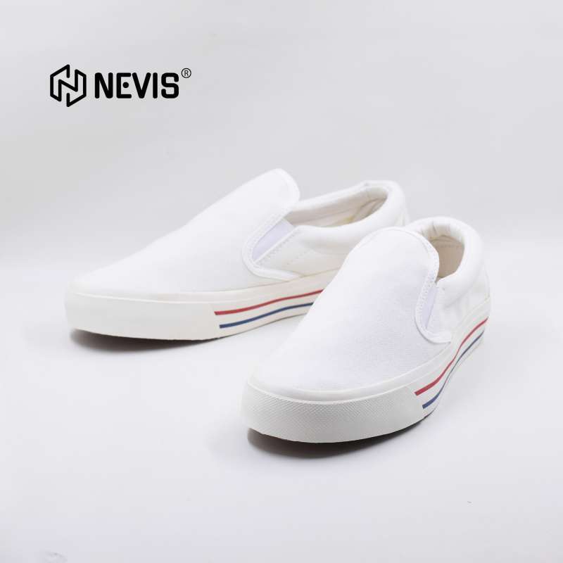 RETRO All White Sepatu Slip On Casual Pria Wanita Putih Original