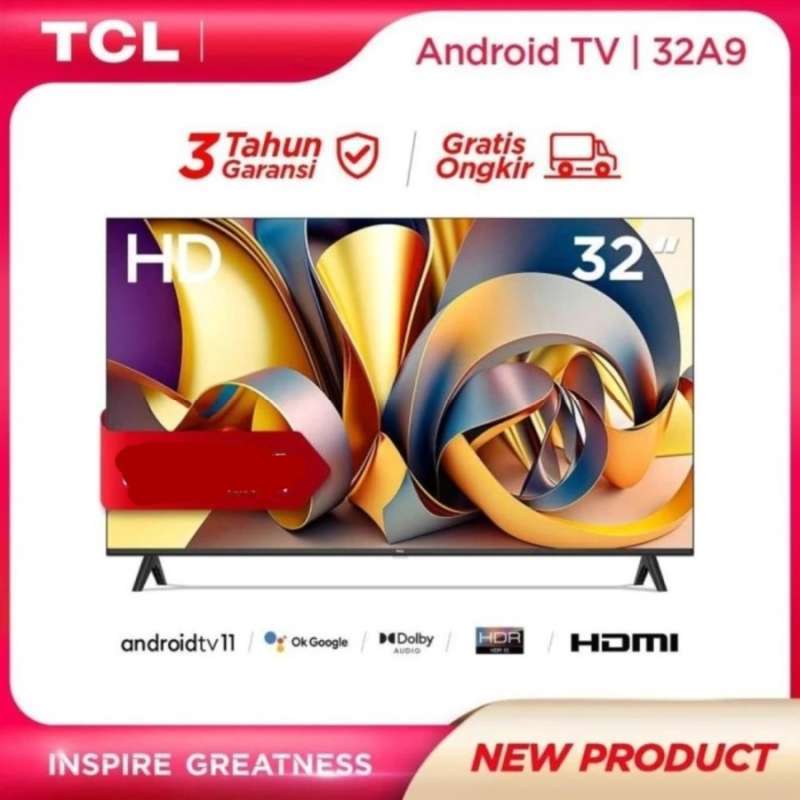 Jual TCL 32 Inch Smart TV Android 11 HD Dolby Audio Google