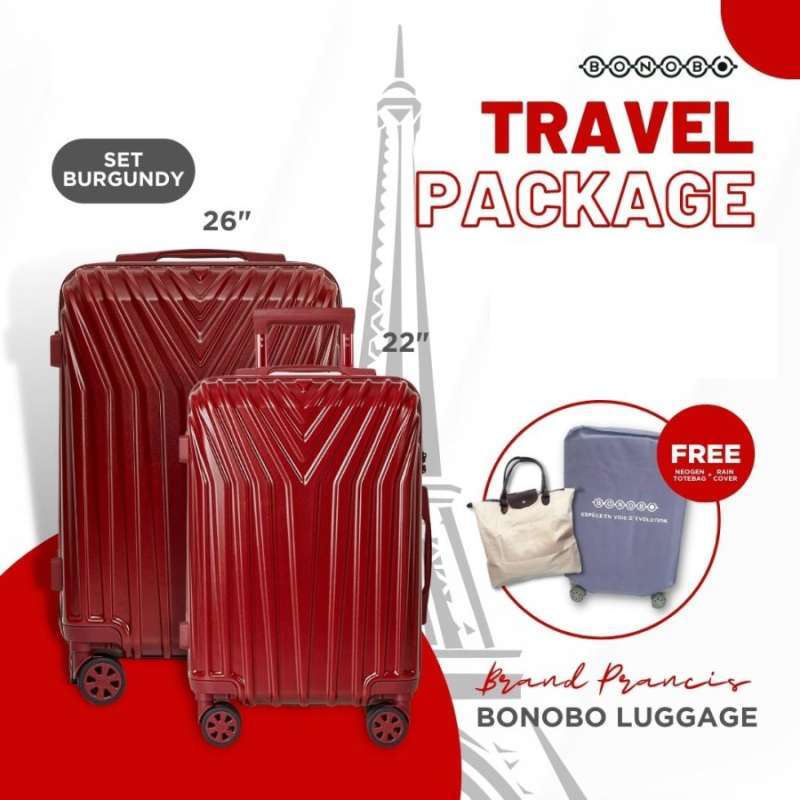 Promo Koper Bonobo Luggage Set Diskon 11% Di Seller Ar Store