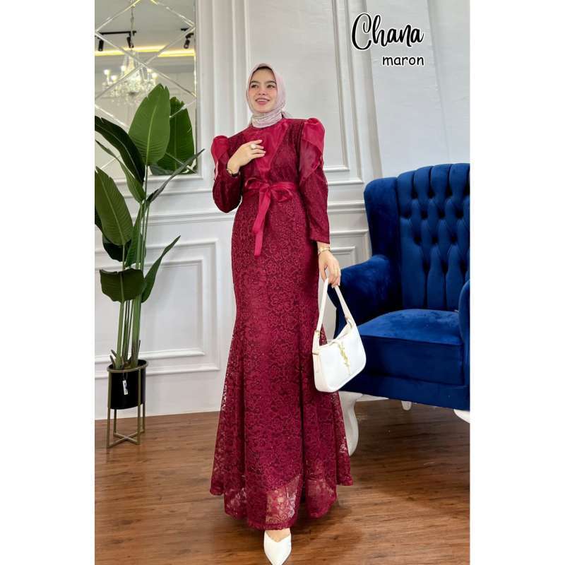 Dress duyung hot sale organza