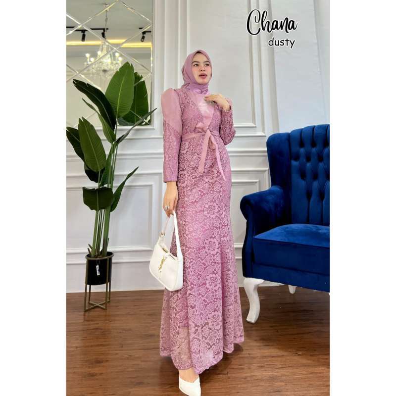 Dress duyung organza top