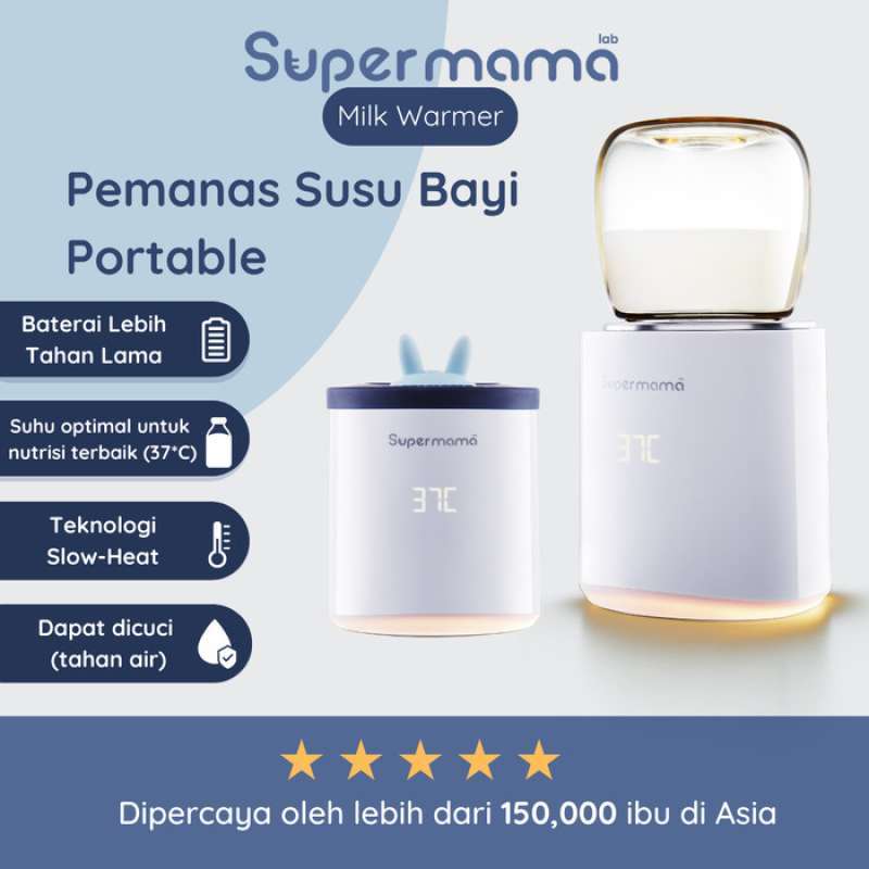 Jual Supermama Lab Portable Milk Warmer 2.0 Pemanas Botol Susu