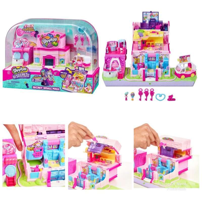 shopkins lil secrets small mall mainan anak shopkins original