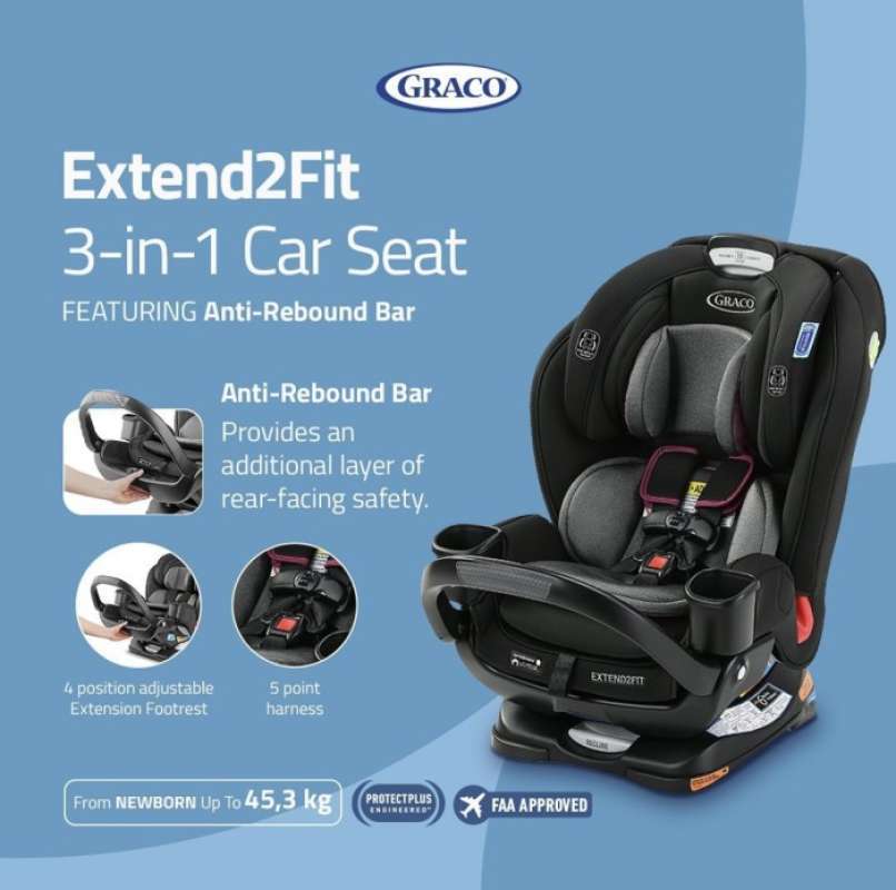 Graco extend2fit isofix sales
