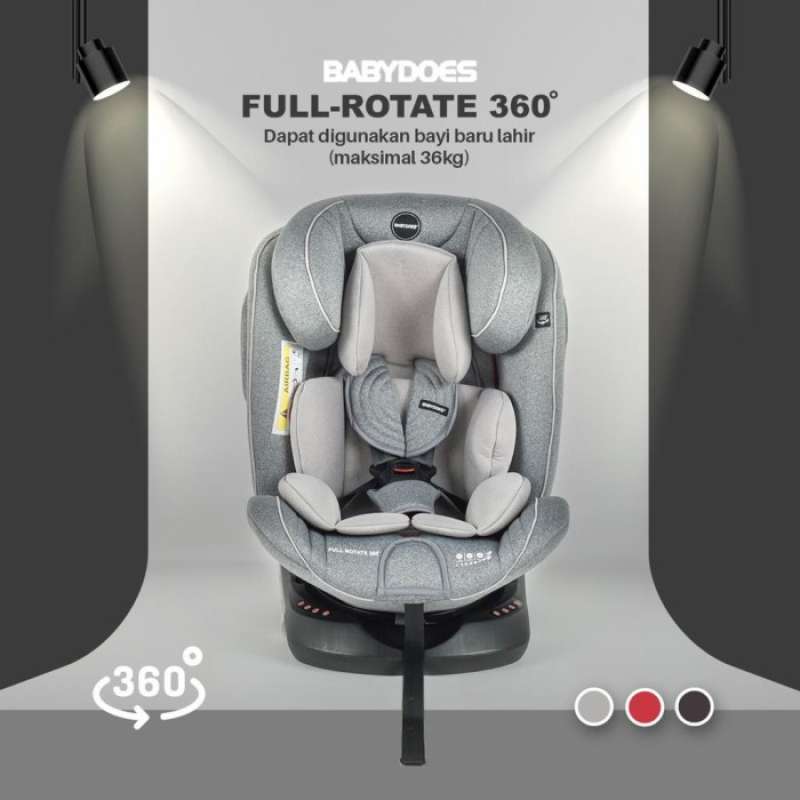 Carseat Babydoes Full Rotate 360 Isofix