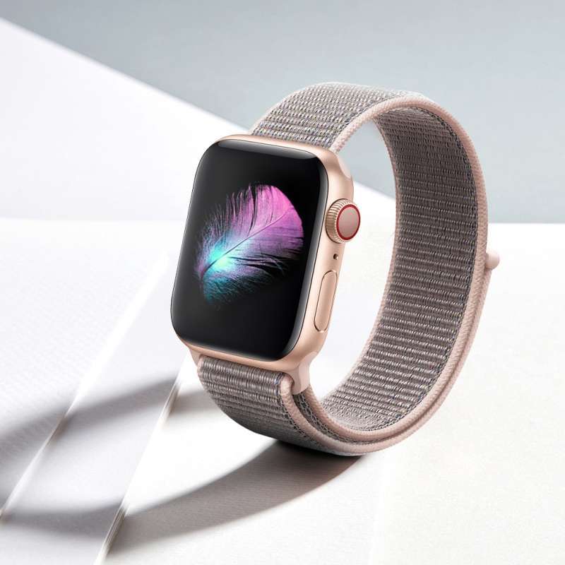 Jual Strap Nilon Apple Watch Soft Pola Gelombang iwatch Strap 38