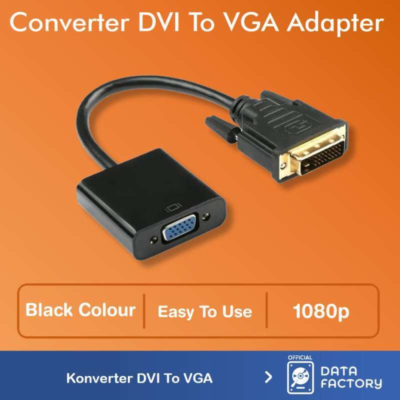 Converter DVI-D 24+1 To VGA HDTV Monitor Cable DVI to VGA Active