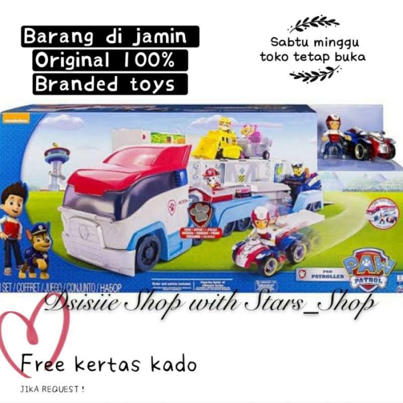 Jual mainan mobil pawpatrol besar paw patrol patroller rescue