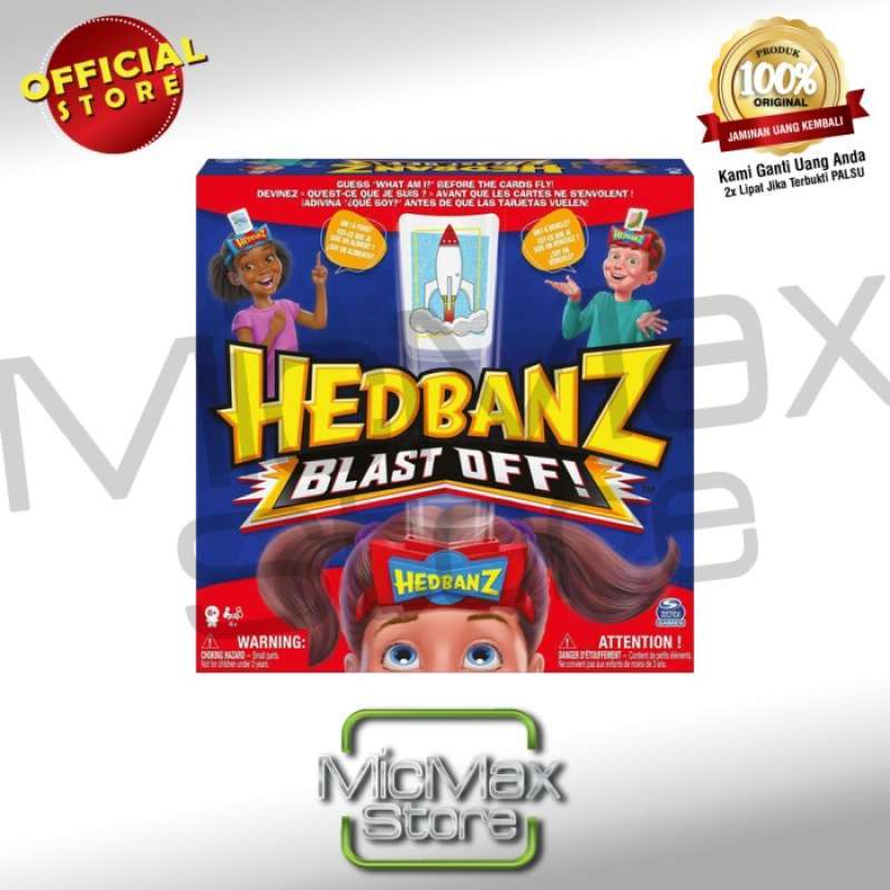 Promo Spin Master Games Hedbanz Blast Off Guessing Game For Kids