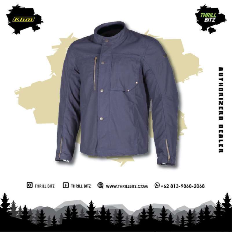 Promo Jaket Klim Drifter Jacket Blue Size M Diskon 23 di Seller