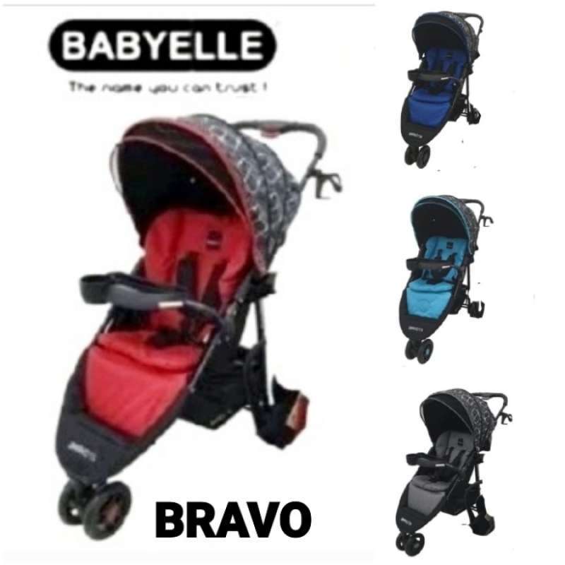 Jual Stroller Babyelle Bravo Roda 3 Single di Seller Azurestore