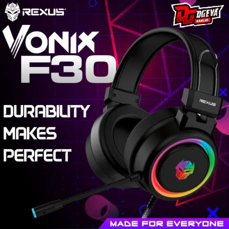 Headset gaming shop rexus f30