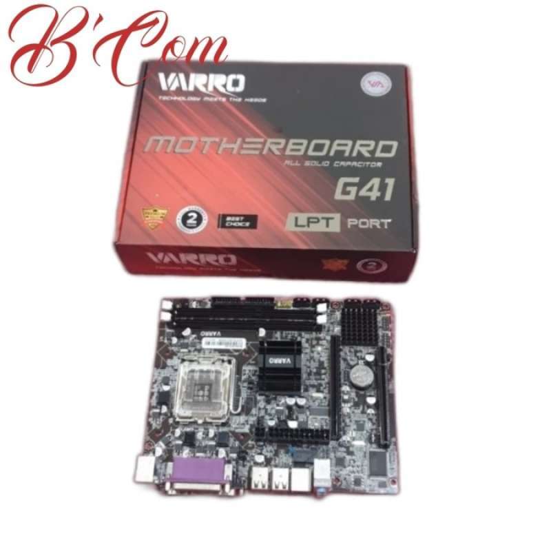 Promo Mb Mainboard Varro G41 Socket 775 Ddr3 Lpt Diskon 23 di
