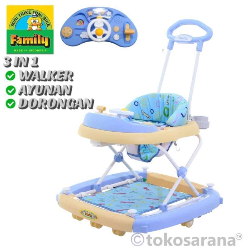 Baby walker family 3 in 1 top