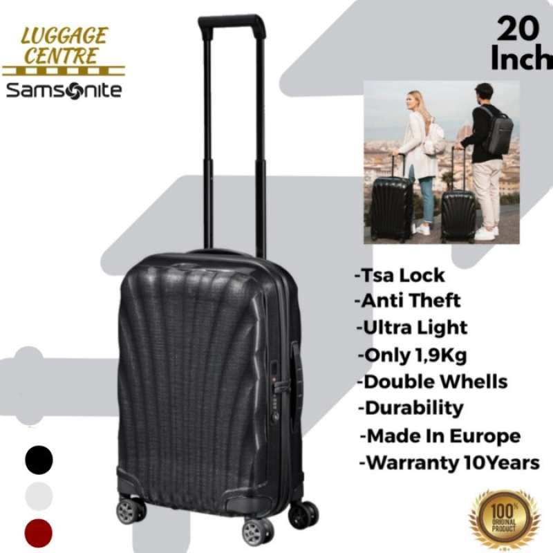 Jual Koper Samsonite C Lite Small 20 inch cabin made in europe di