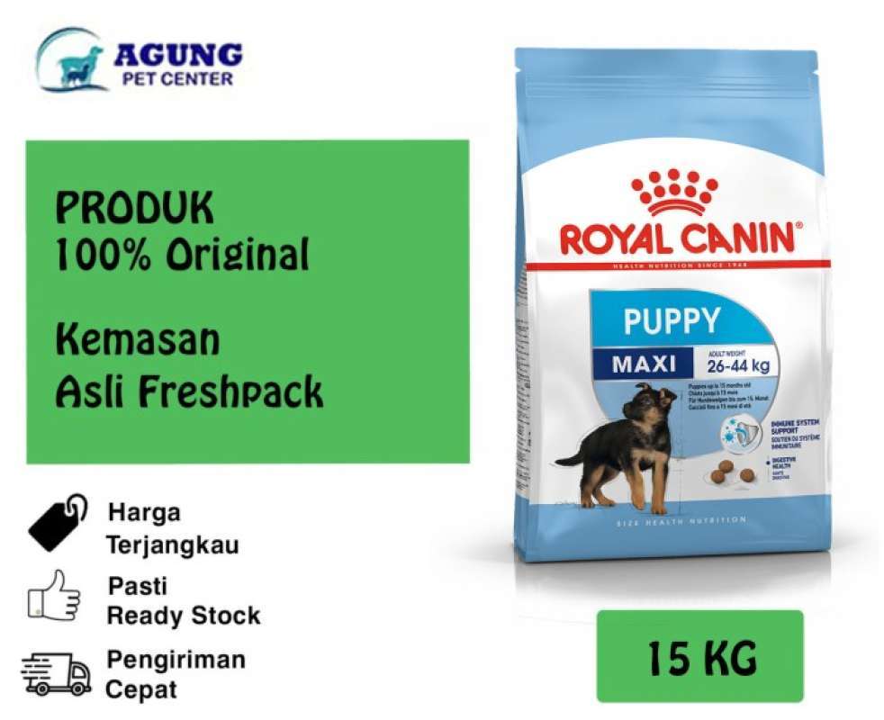 Promo Royal Canin Maxi Junior Puppy Maxi 15 Kg Promo Price