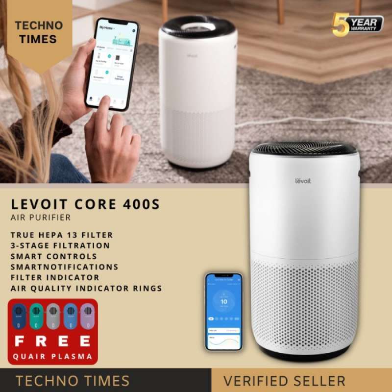 Terbaru Levoit Vesync Core 400S True Hepa Air Purifier Smart Wifi