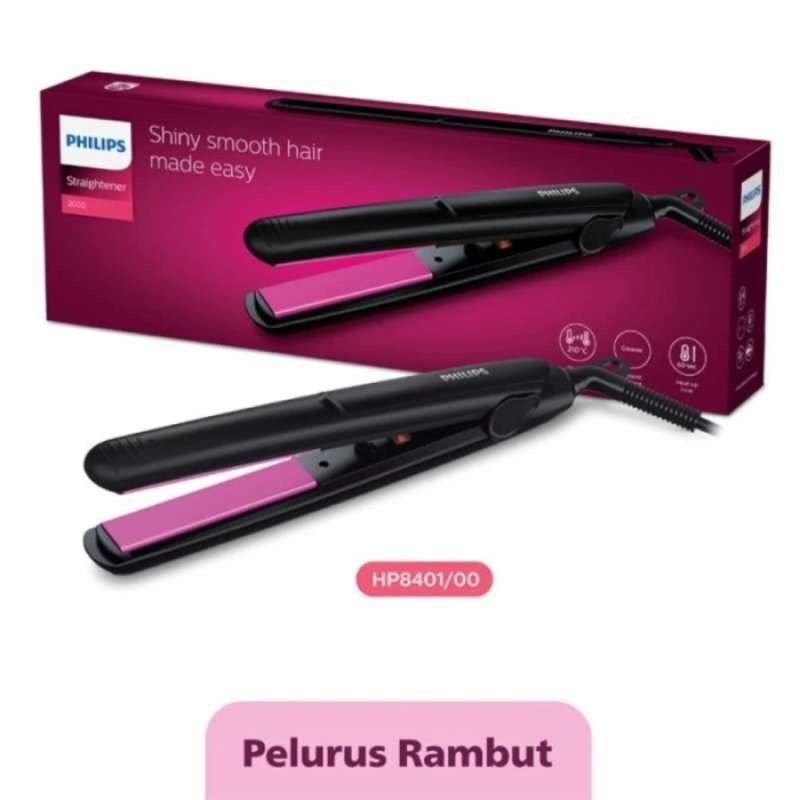 Promo PHILIPS HAIR STRAIGHTENER HP 8302 CATOKAN RAMBUT Diskon 33