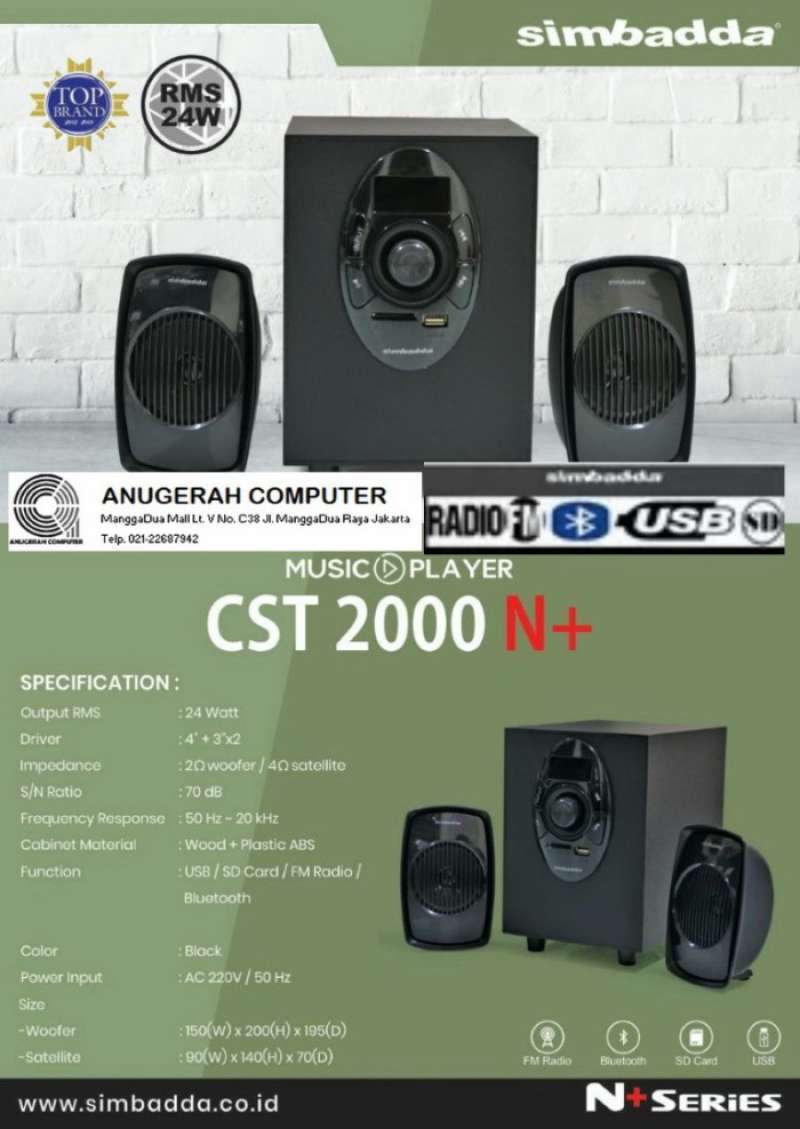 Simbadda cst top 2000 n+