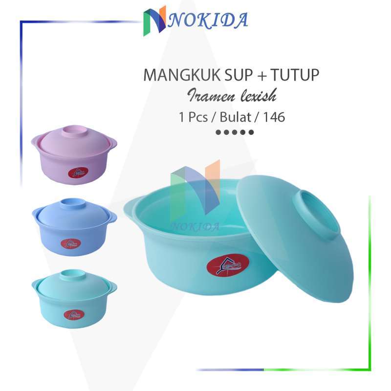 Jual Nokida Mangkuk Tutup Plastik Alexish Iramen 146 Mangkok