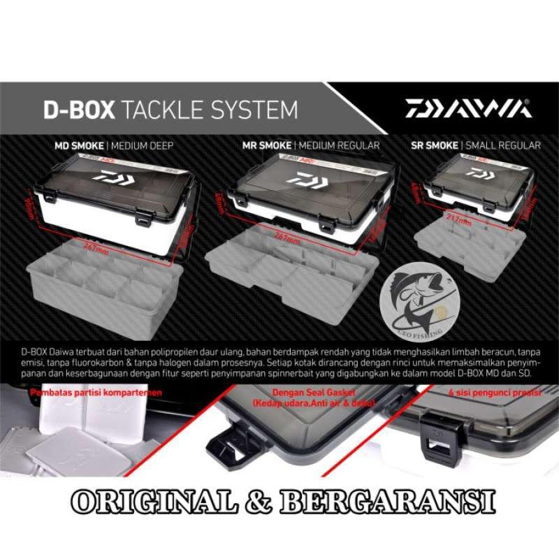 Jual Terlaris Tackle Box Kotak Umpan Pancing Daiwa D-box Tackle