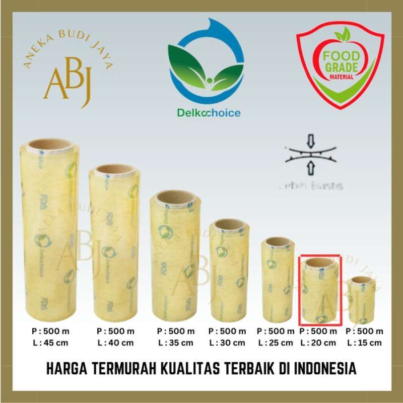 Harga plastic sale wrap