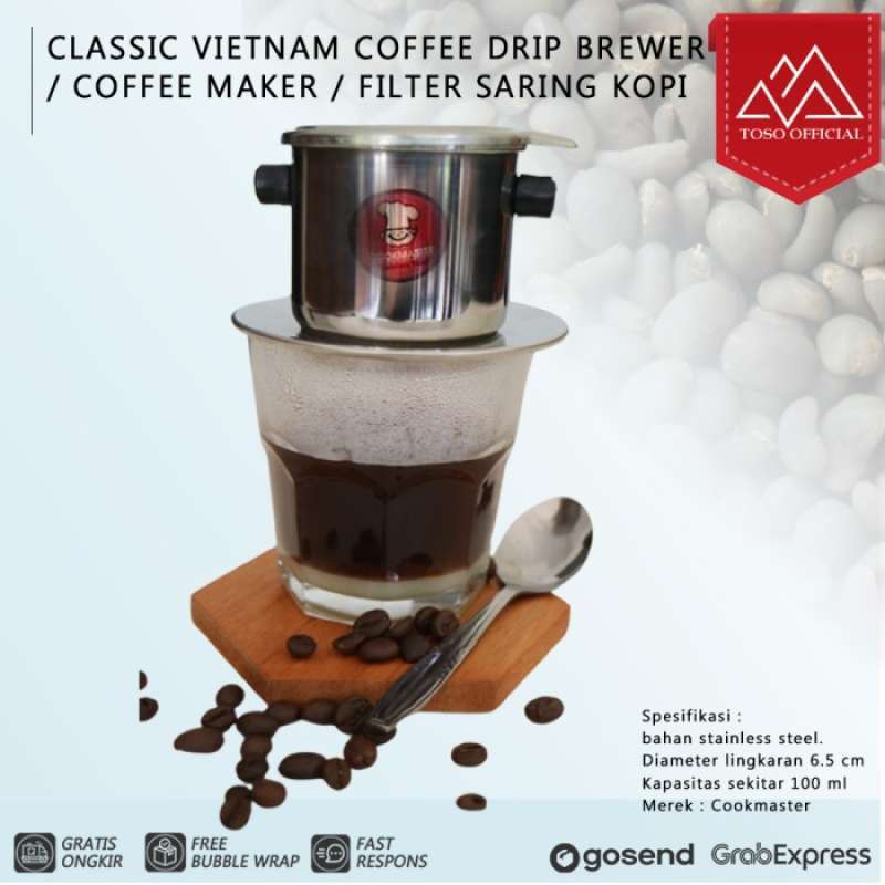 Promo CLASSIC VIETNAM COFFEE DRIP BREWER COFFEE MAKER FILTER