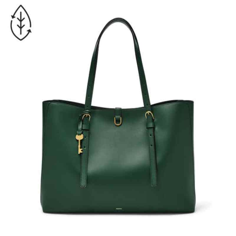 Fossil cactus leather tote Outlet
