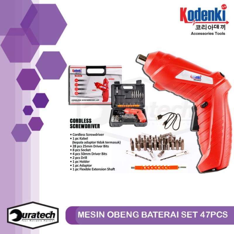 Harga hotsell screwdriver electric