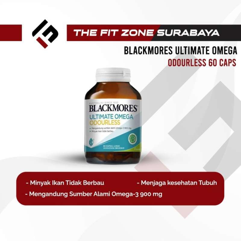 Jual Blackmores Ultimate Omega Odourless 60 Capsules BPOM di