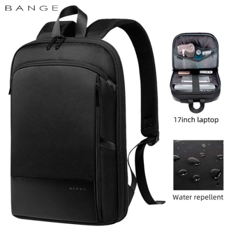 Tas Bange BG77115 Plus Bag Slim Backpack Pria Ransel Laptop 17 Inch
