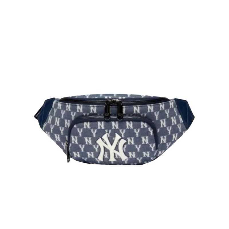 Jual MLB NY YANKEES MONOGRAM WAIST BAG DENIM di Seller Dhype
