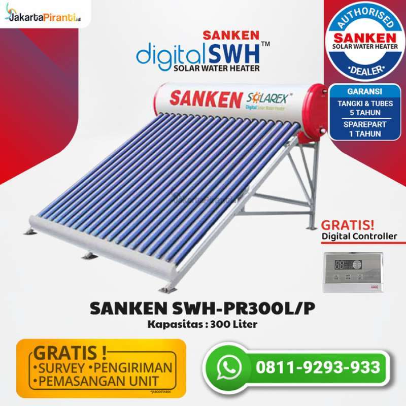 Jual Pemanas Air Tenaga Matahari Solar Water Heater Sanken Swh Pr 300 Liter  di Seller TB Honey Makmur - Kalibata, Kota Jakarta Selatan | Blibli