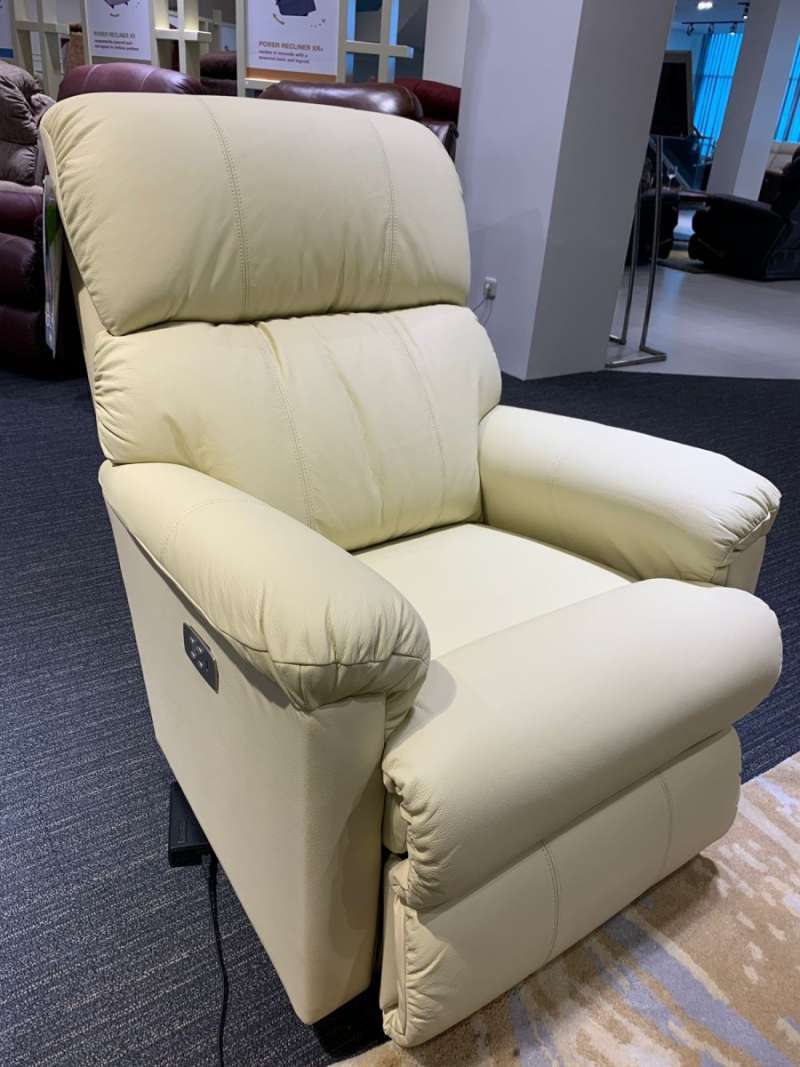 La-Z-Boy Sofa Premium Leather Summit Power Recliner XR