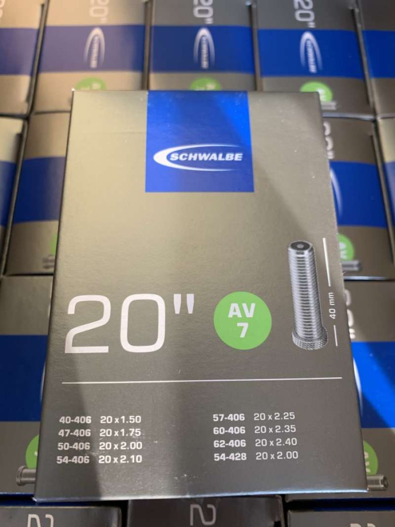 Promo Gratis Ongkir Schwalbe Av7 Inner Tube 20 X 1.50 2.00