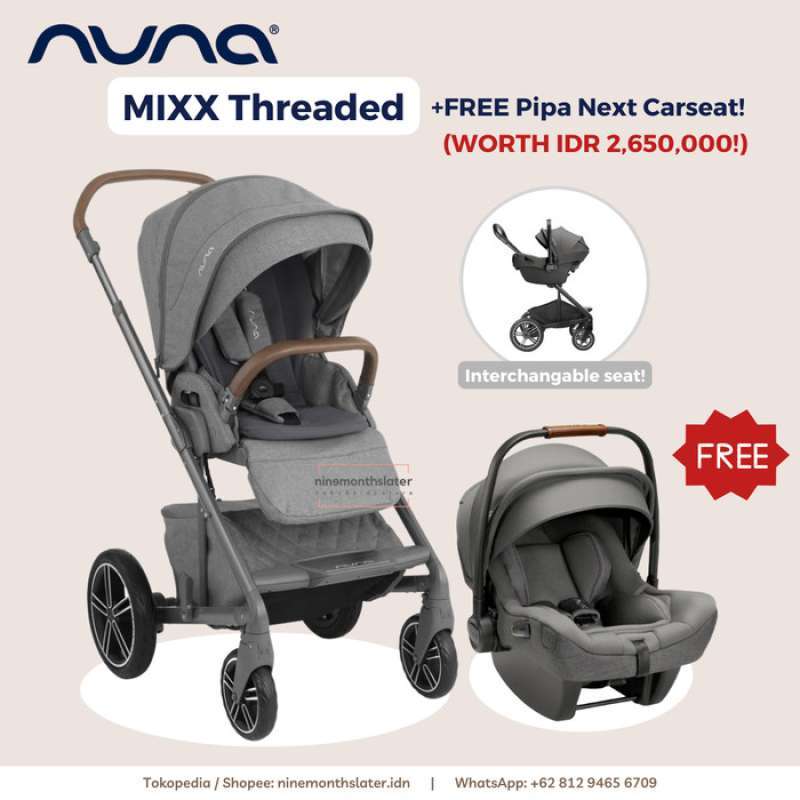 Jual Nuna Mixx 2019 Threaded Promo Free Carseat Nuna Pipa Next Stroller Di Seller Tummy Store Meruya Selatan udik Kota Jakarta Barat Blibli