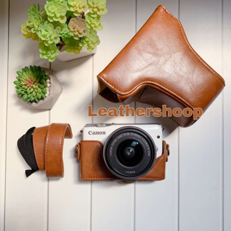 Canon m100 leather case shop
