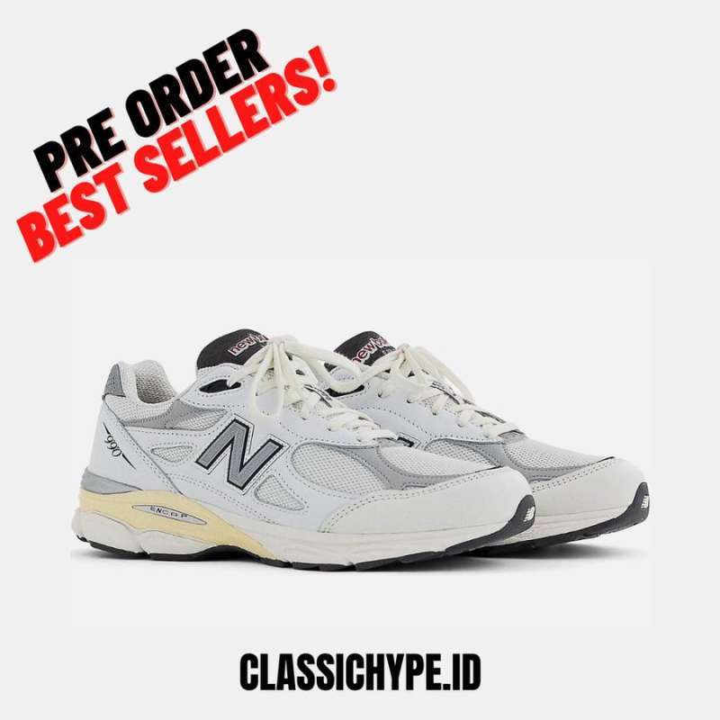 Jual New Balance Teddy Santis X 990 V3 Made In Usa Sea Salt Di Seller Classichype.id Villa Gading Mas 1 Block B 26 Kota Medan Blibli