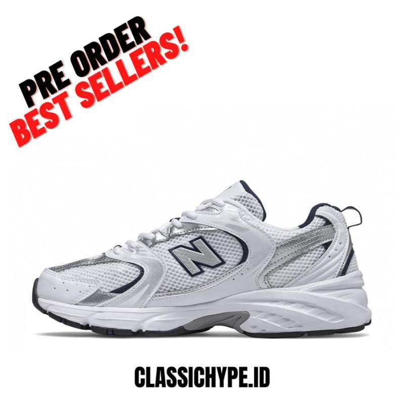 NEW BALANCE 530 WHITE SILVER NAVY 100 ORIGINAL
