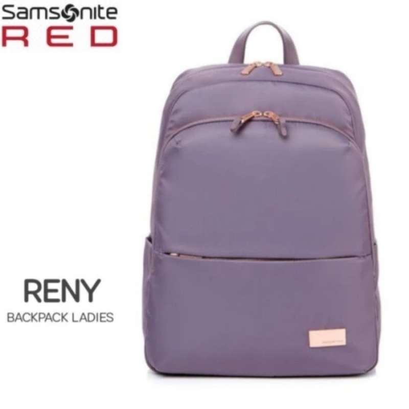 Samsonite red backpack ladies cheap