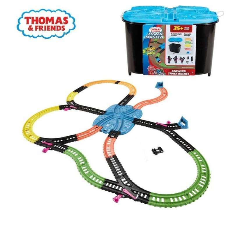 Promo Thomas And Friends Track Master Glowing Track Bucket