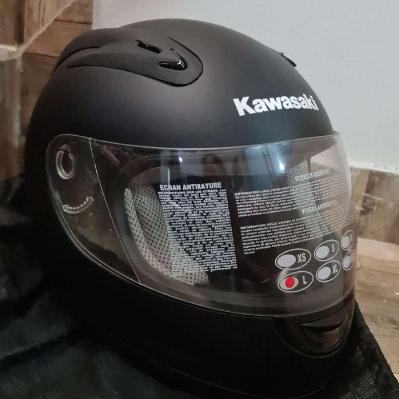 Helm kawasaki top full face